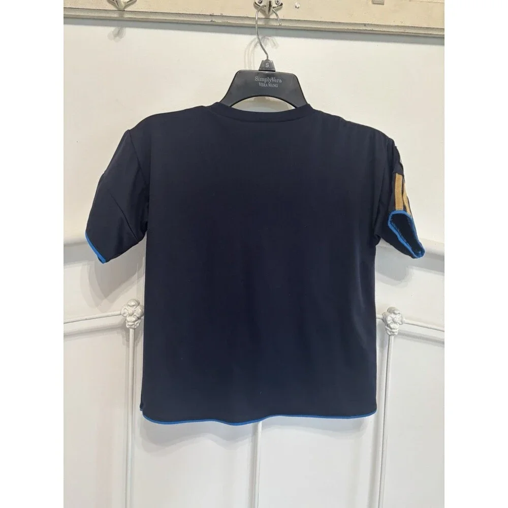 Boys Adidas Philadelphia Union Gold Stripe Soccer Jersey Large 7 Philly Navy Bl
